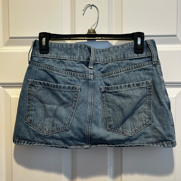 Hollister Blue Denim Mini Skirt - Picture 3 of 3